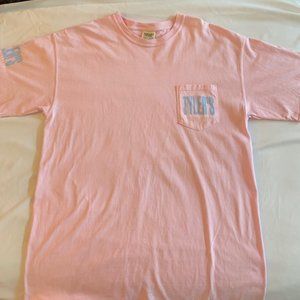 TYLER's AUSTIN PINK COTTON T-Shirt - Size Large